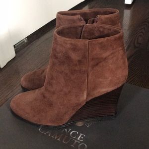 Vince Camuto Brown Booties